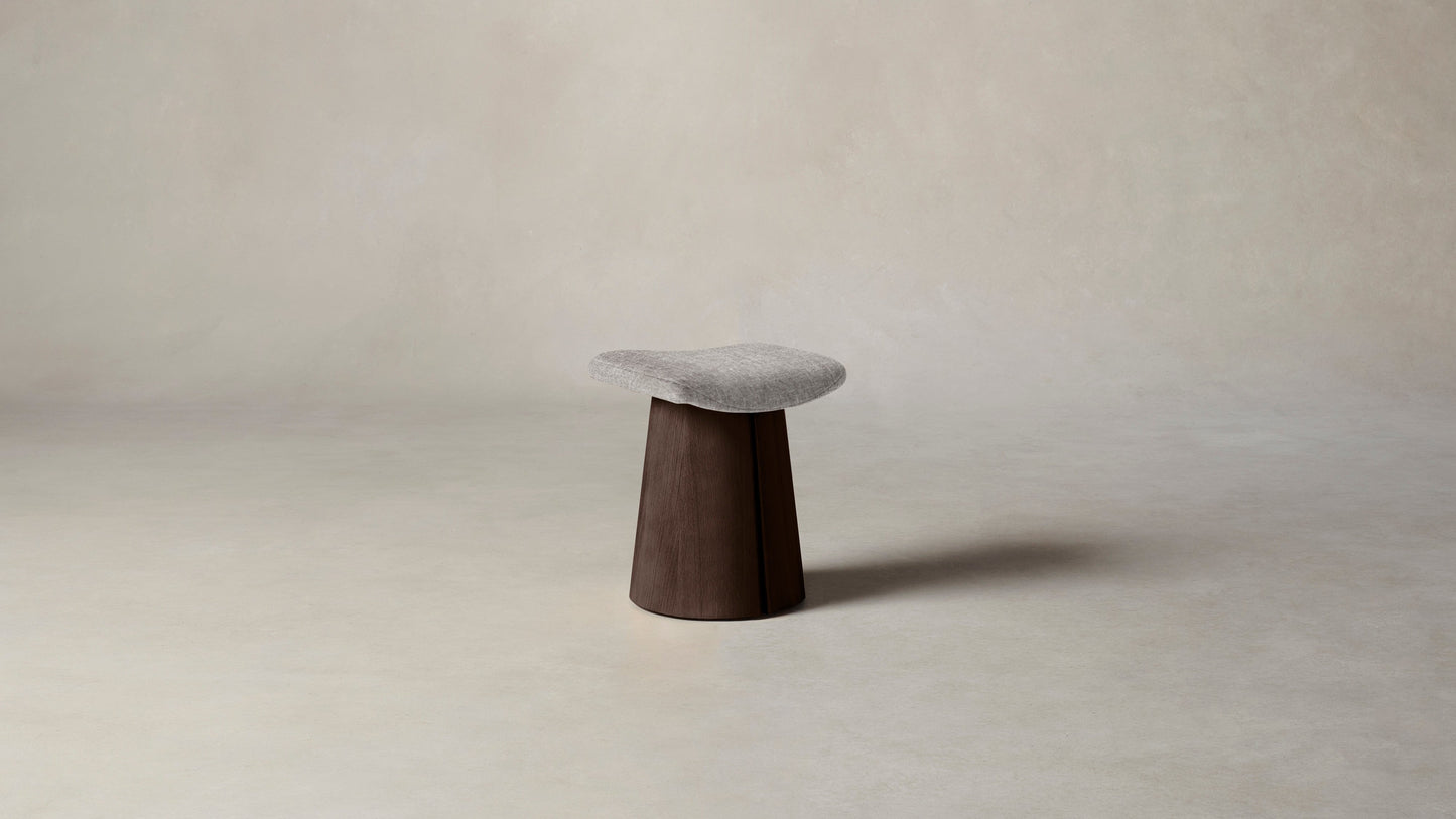 The Weston - Belgian Linen Agate Accent Stool