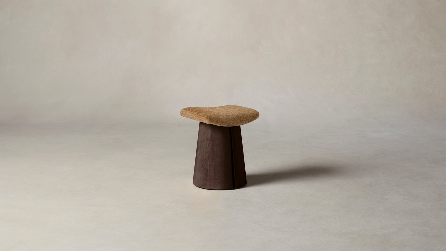 The Weston - Belgian Linen Chai Accent Stool