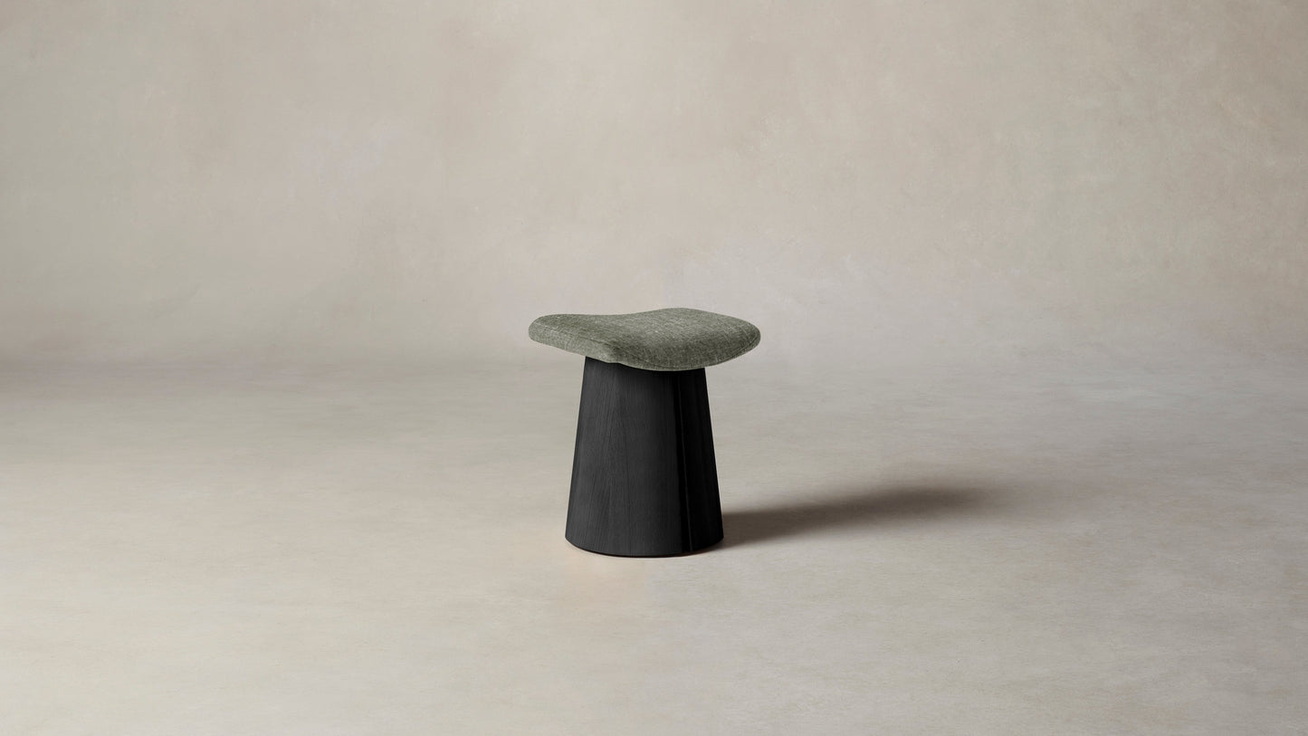 The Weston - Belgian Linen Thyme Accent Stool