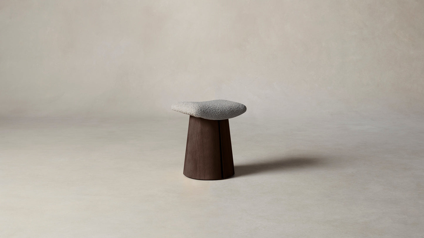 The Weston - Italian Bouclé Waterfall Accent Stool