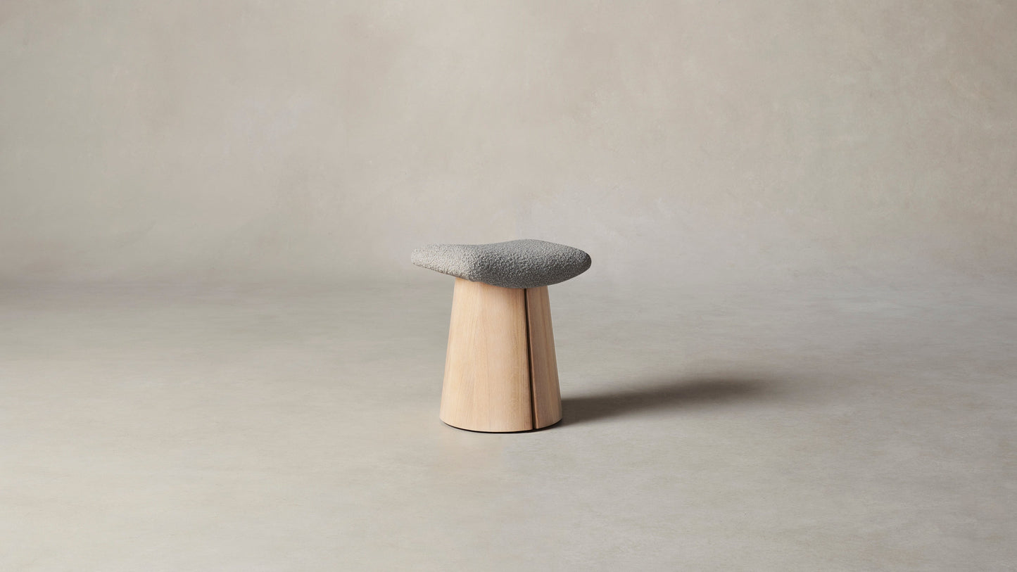 The Weston - Italian Bouclé Waterfall Accent Stool