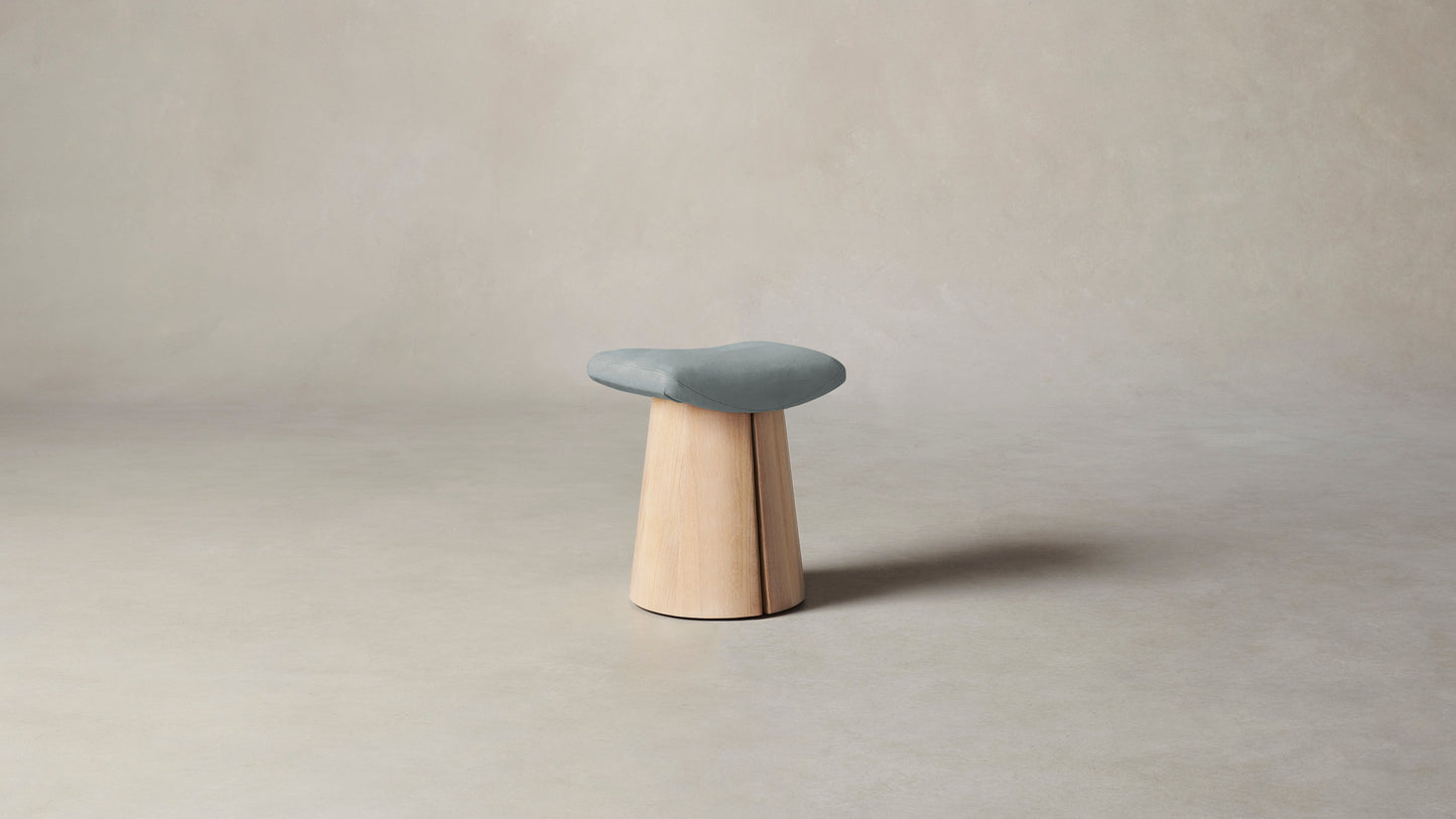 The Weston - Nubuck Leather Tide Accent Stool