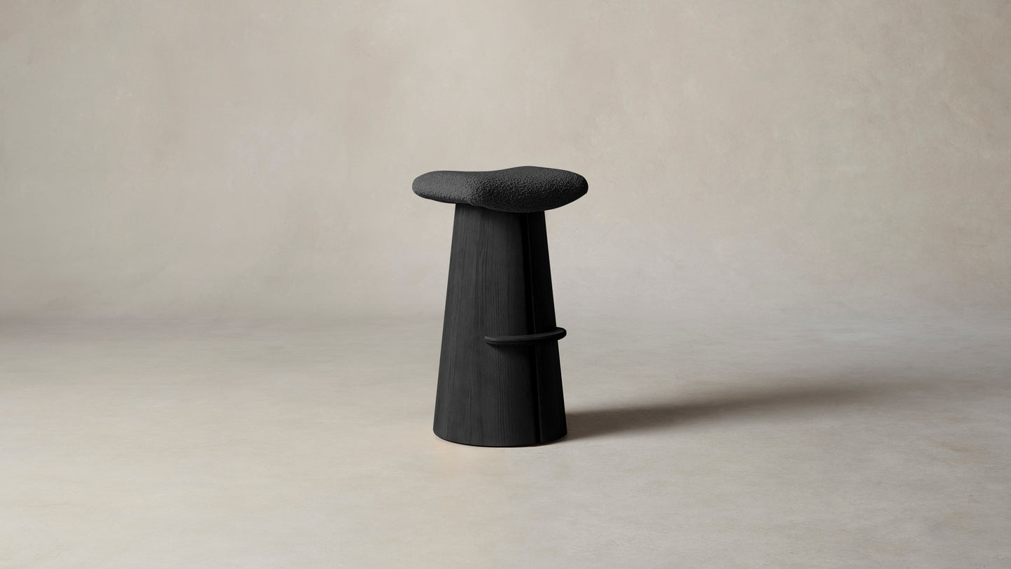 The Weston - Italian Bouclé Storm Bar and Counter Stool