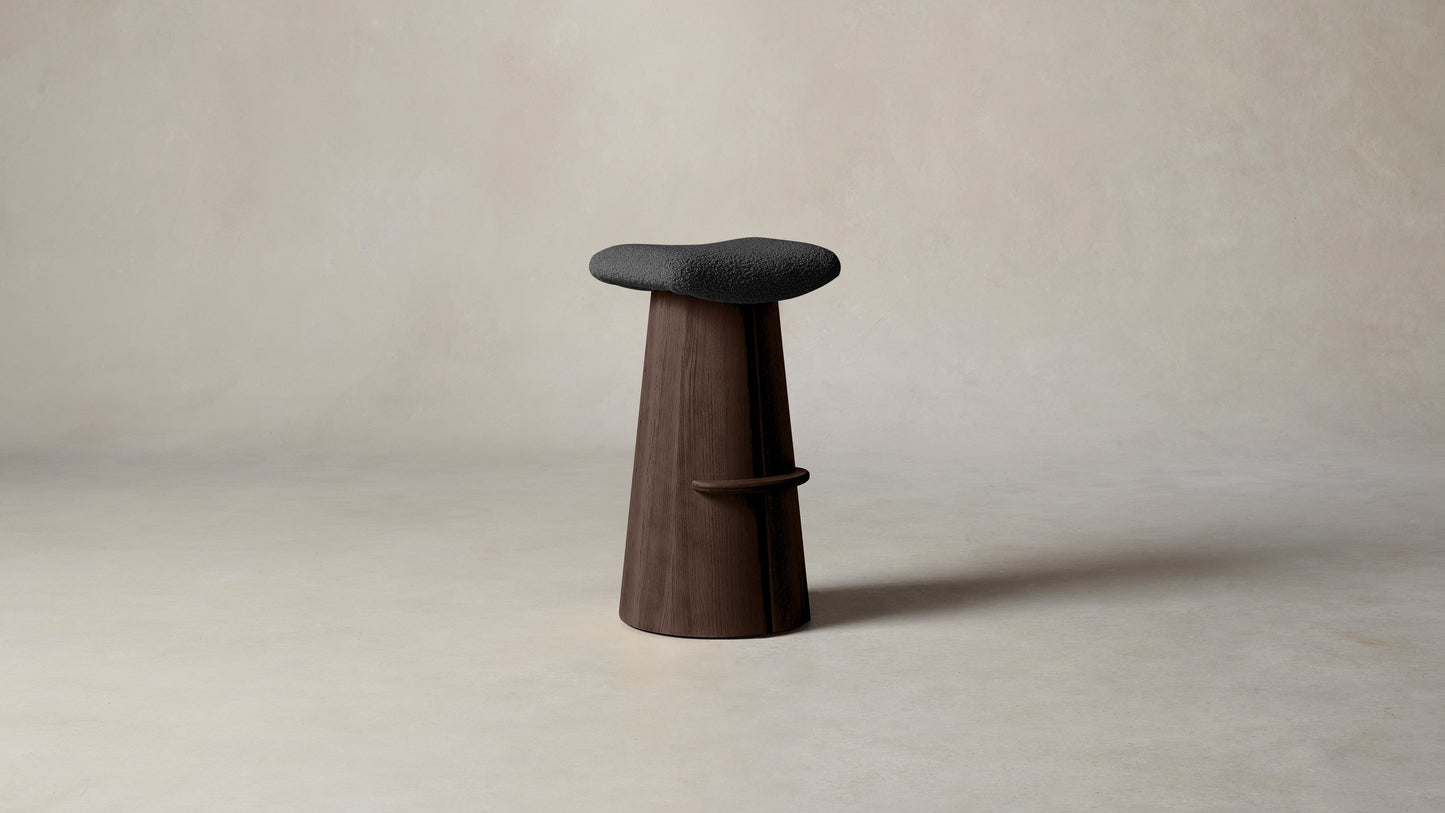 The Weston - Italian Bouclé Storm Bar and Counter Stool