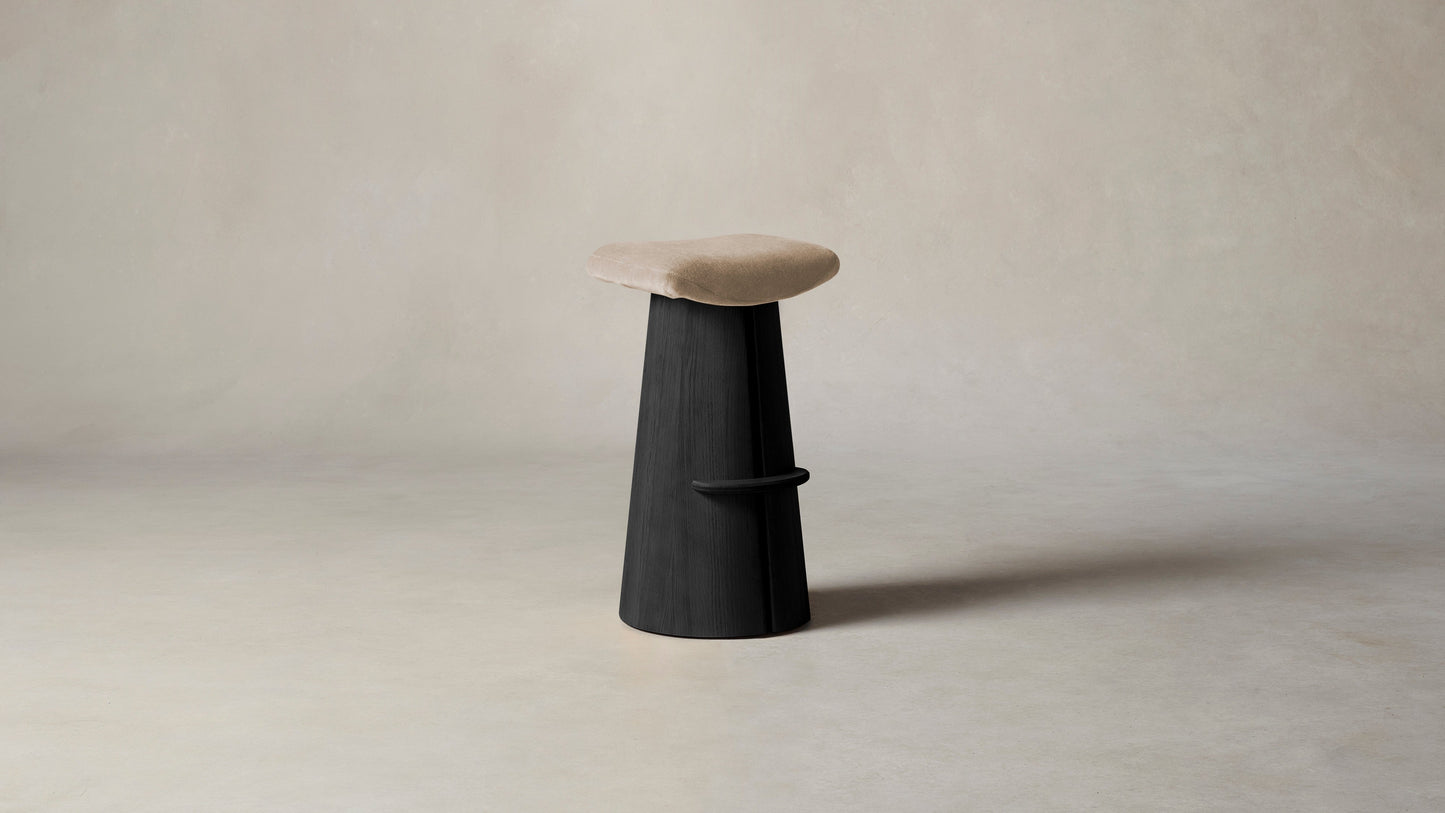 The Weston - Mohair Almond Bar and Counter Stool