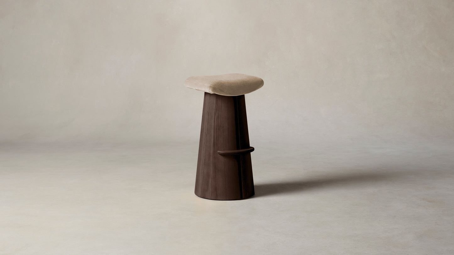 The Weston - Mohair Almond Bar and Counter Stool