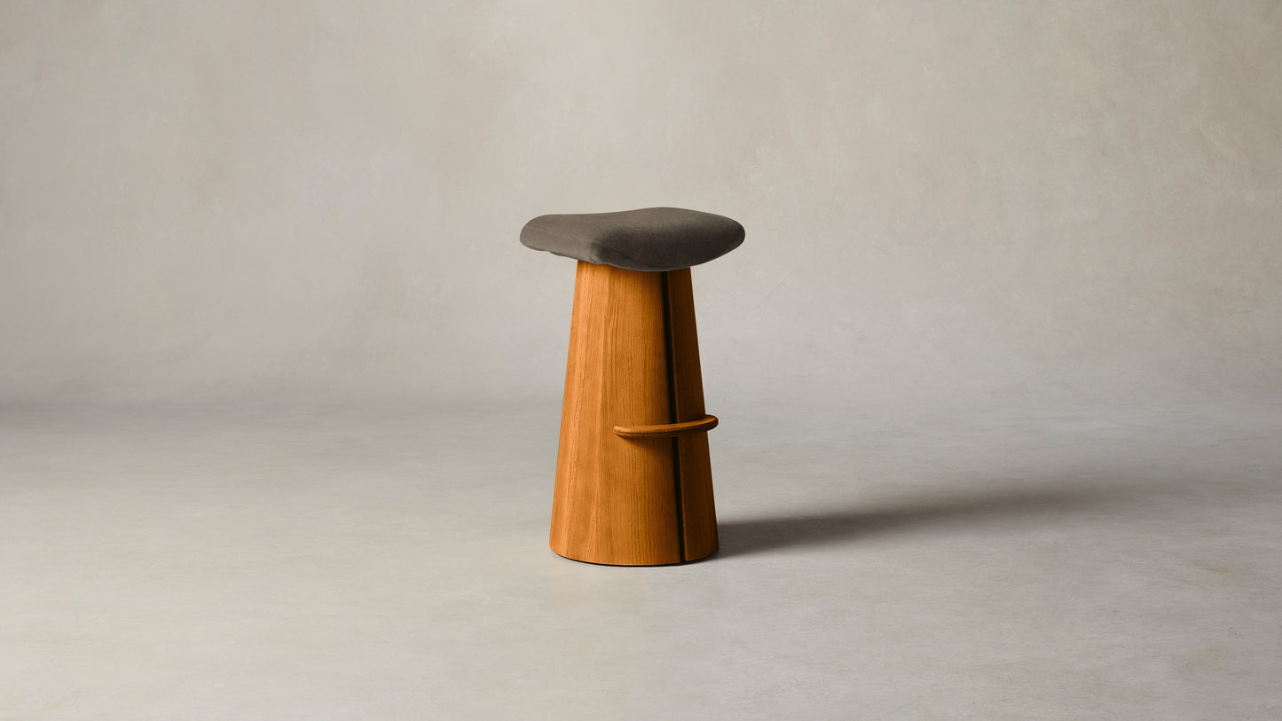 The Weston - Mohair Mink Bar and Counter Stool