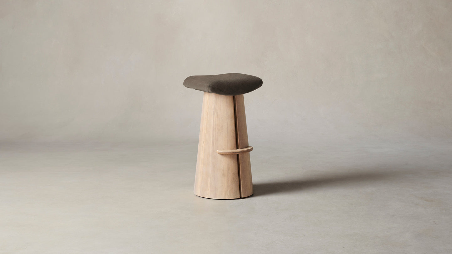 The Weston - Mohair Mink Bar and Counter Stool