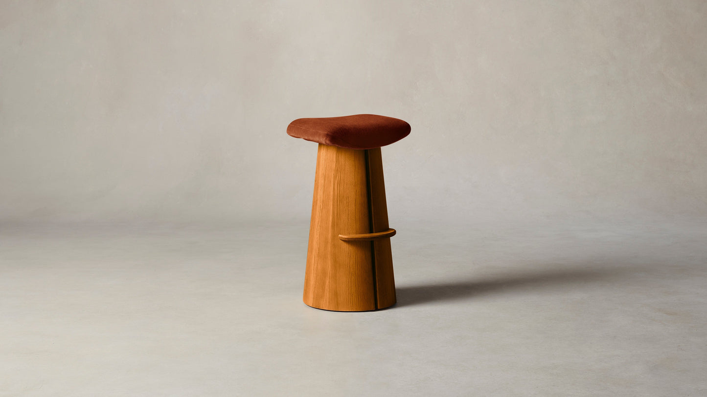 The Weston - Mohair Spice Bar and Counter Stool