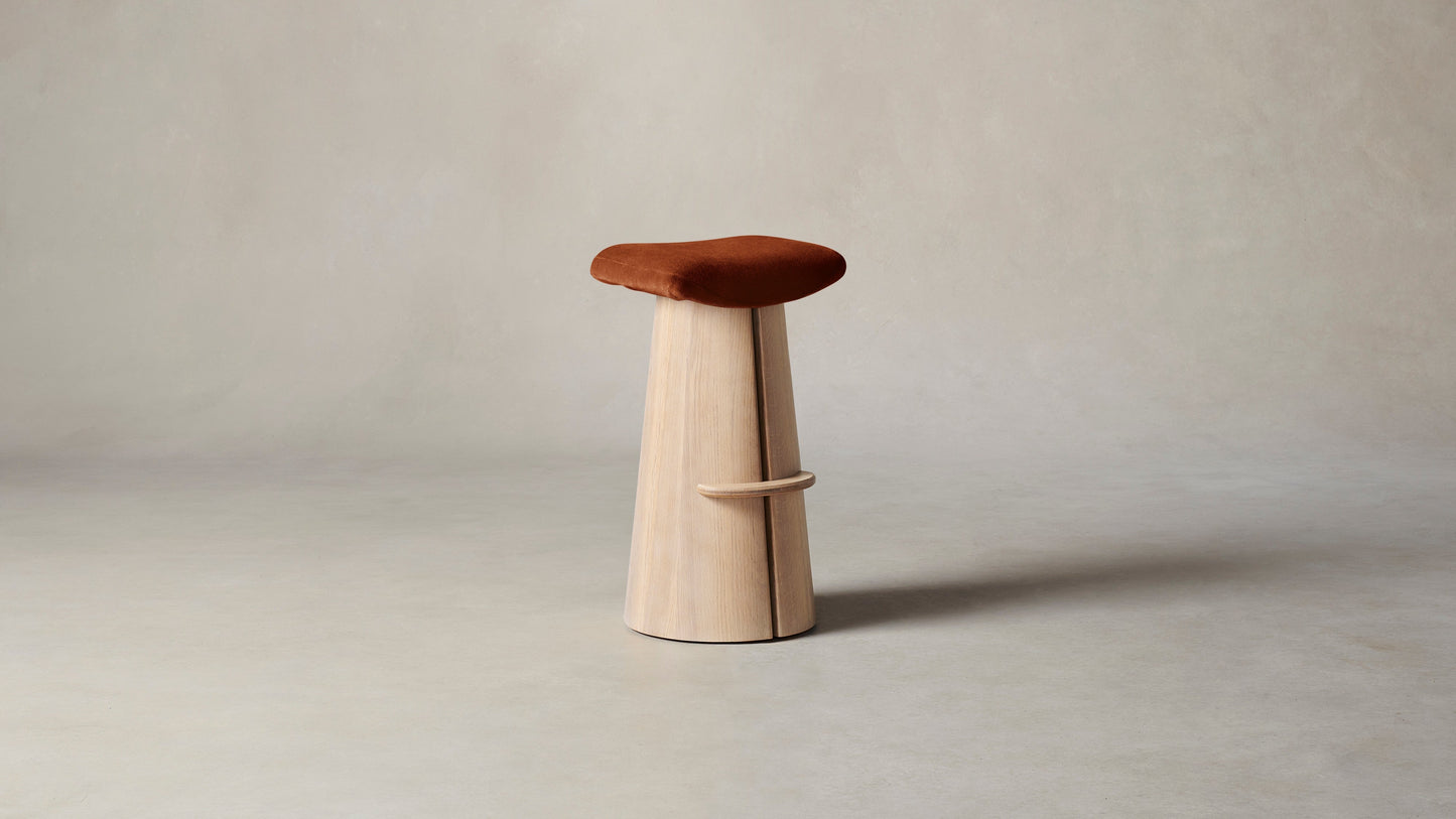 The Weston - Mohair Spice Bar and Counter Stool