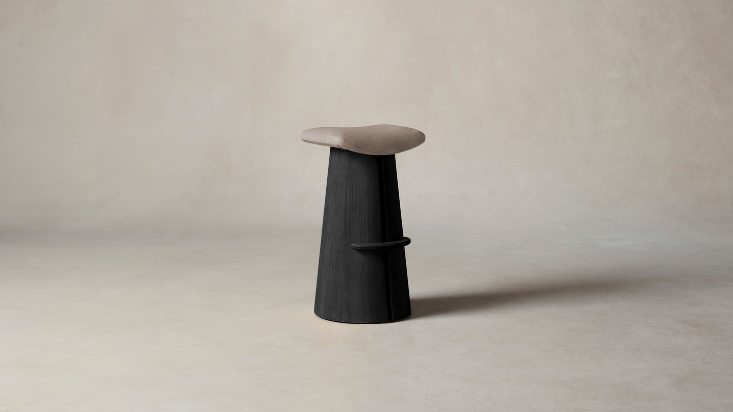 The Weston - Nubuck Leather Fawn Bar and Counter Stool