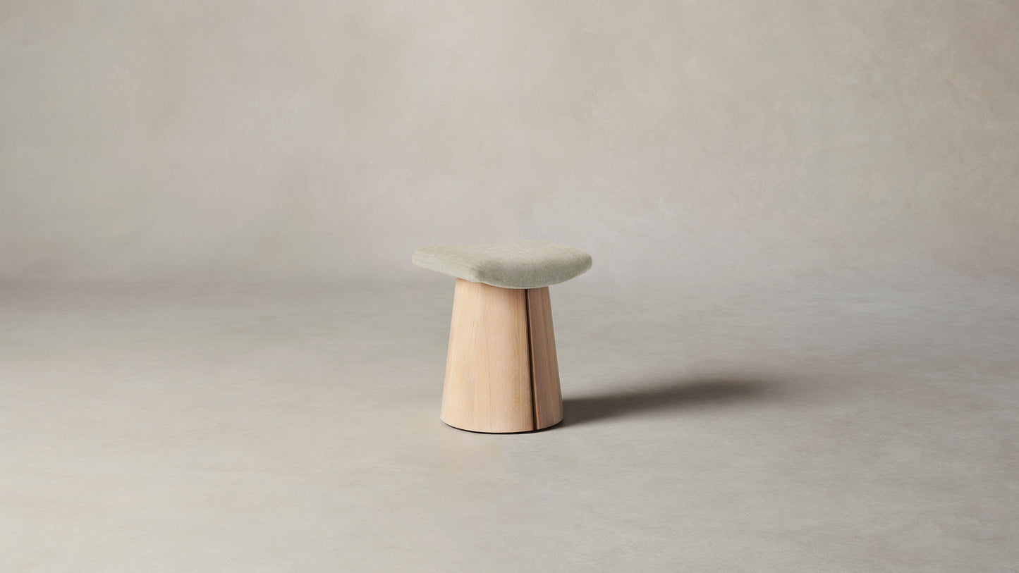 The Weston - Belgian Linen Alder Stool