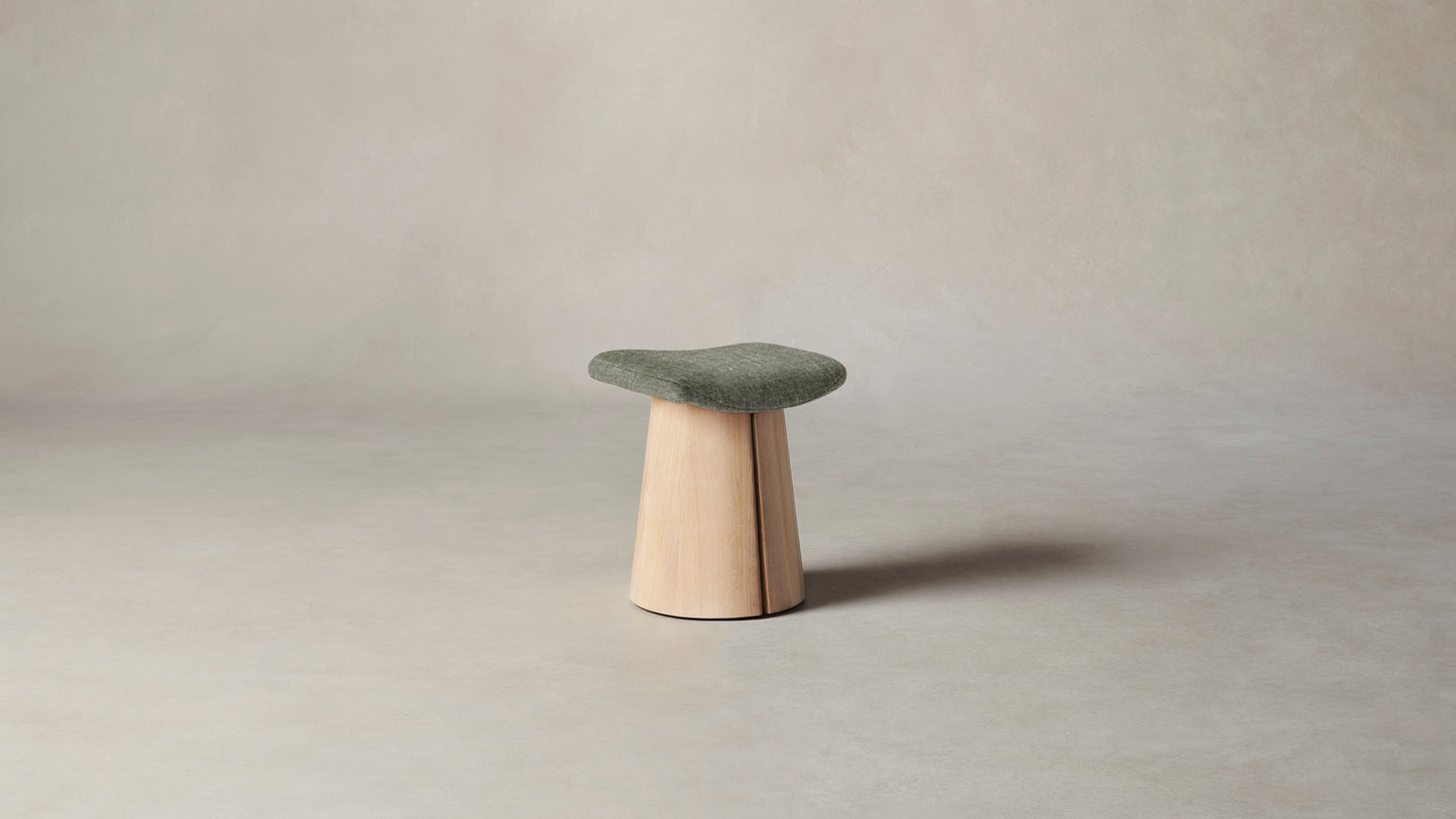 The Weston - Belgian Linen Thyme Stool