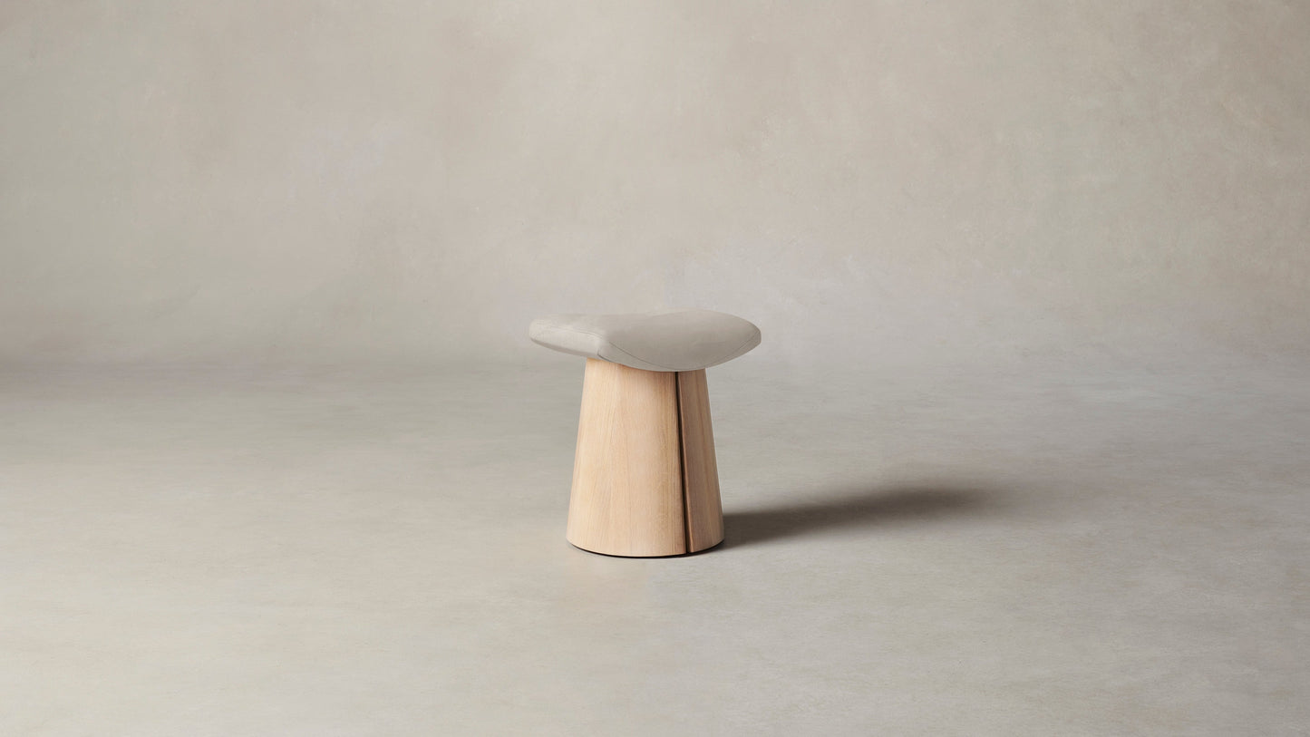 The Weston - Nubuck Leather Sail Stool