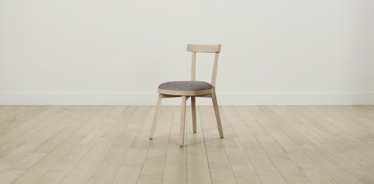 The Allen  - Belgian Linen Carob Dining Chair