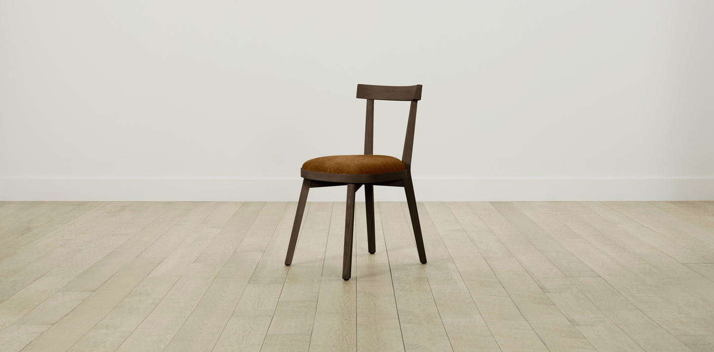 The Allen  - Mohair Brown Sugar Dining Chair