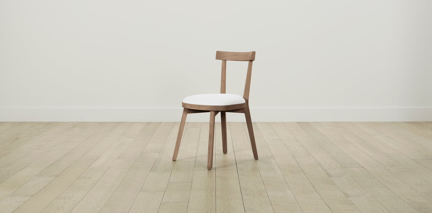 The Allen  - Performance Textured Linen Bone Dining Chair