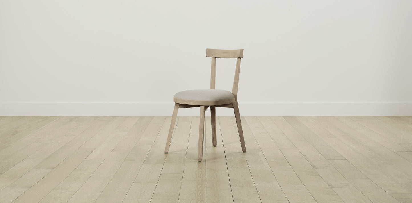 The Allen  - Performance Textured Linen Flax Dining Chair