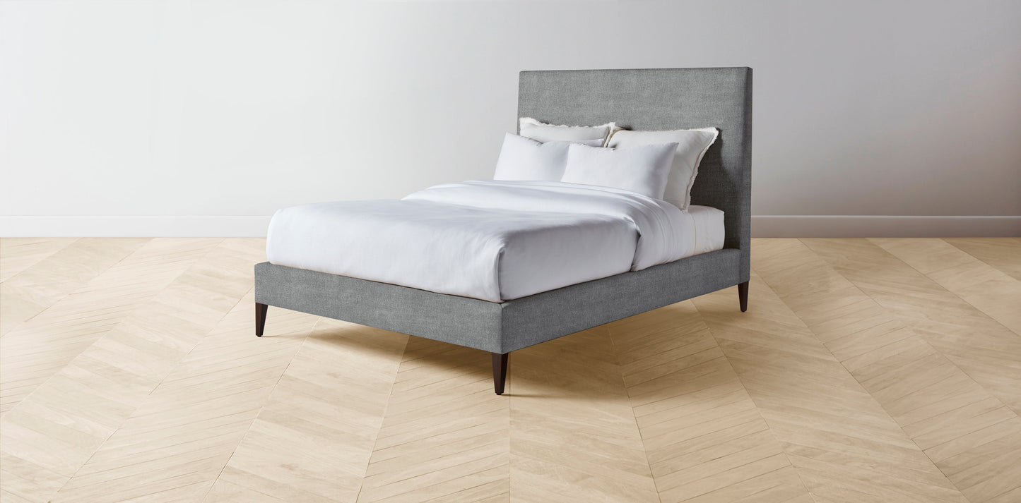 The Essex  - Performance Melange Weave Night Bed - 50" Headboard - Upholstered on reverse