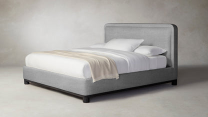 The Kent  - Italian Bouclé Waterfall Bed - 47" Headboard