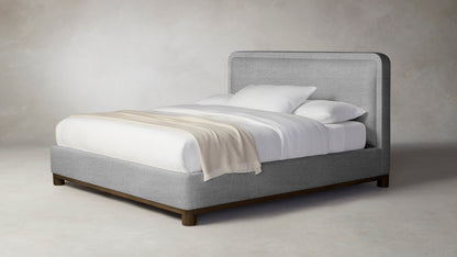 The Kent  - Italian Bouclé Waterfall Bed - 53" Headboard