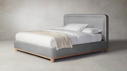 The Kent  - Italian Bouclé Waterfall Bed - 47" Headboard