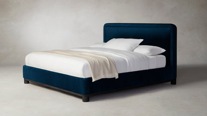 The Kent  - Mohair Admiral Bed - 41" Headboard