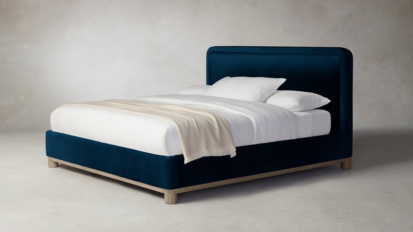 The Kent  - Mohair Admiral Bed - 41" Headboard