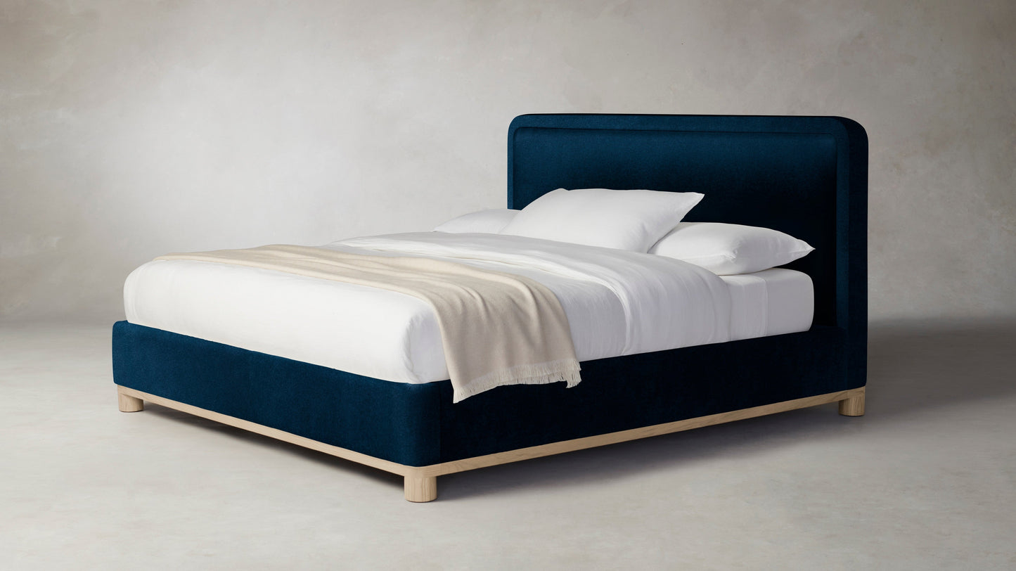 The Kent  - Mohair Admiral Bed - 41" Headboard