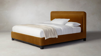 The Kent  - Mohair Brown Sugar Bed - 47" Headboard