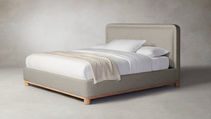 The Kent  - Performance Bouclé Morel Bed - 53" Headboard