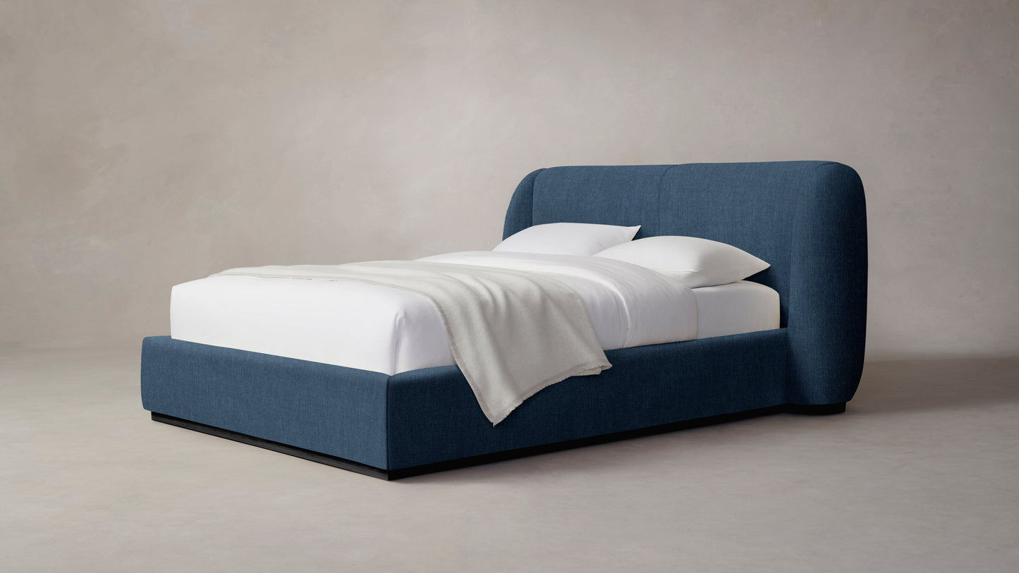 The Smith  - Performance Tweed Denim Bed - 42" Headboard