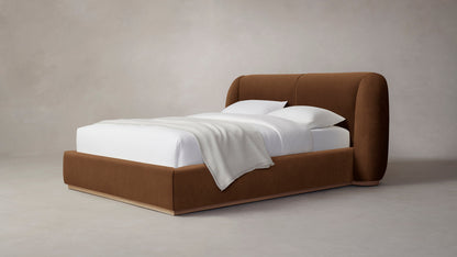 The Smith  - Performance Velvet Cider Bed - 42" Headboard