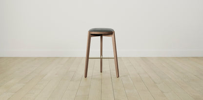 The Stanton with Onyx - Mohair Fog Bar and Counter Stool