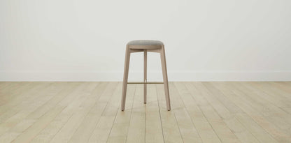 The Stanton with Onyx - Performance Tweed Oatmeal Bar and Counter Stool