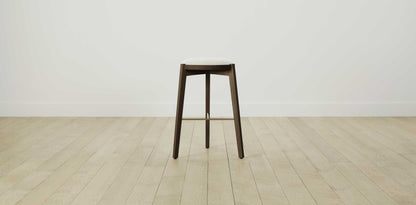 The Stanton with Brushed Nickel - Performance Tweed Salt Bar and Counter Stool