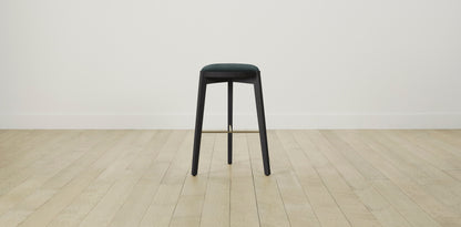 The Stanton with Onyx - Performance Velvet Emerald Bar and Counter Stool