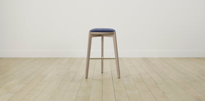 The Stanton with Onyx - Performance Velvet Midnight Bar and Counter Stool