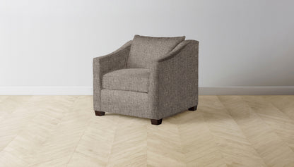 The Sullivan  - Belgian Linen Carob Chair