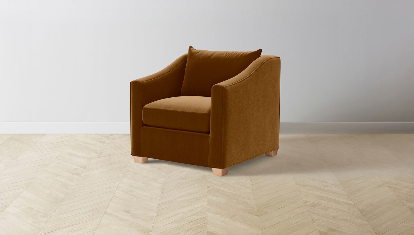 The Sullivan  - Mohair Brown Sugar Chair