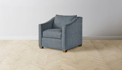 The Sullivan  - Performance Stonewashed Linen Chambray Chair