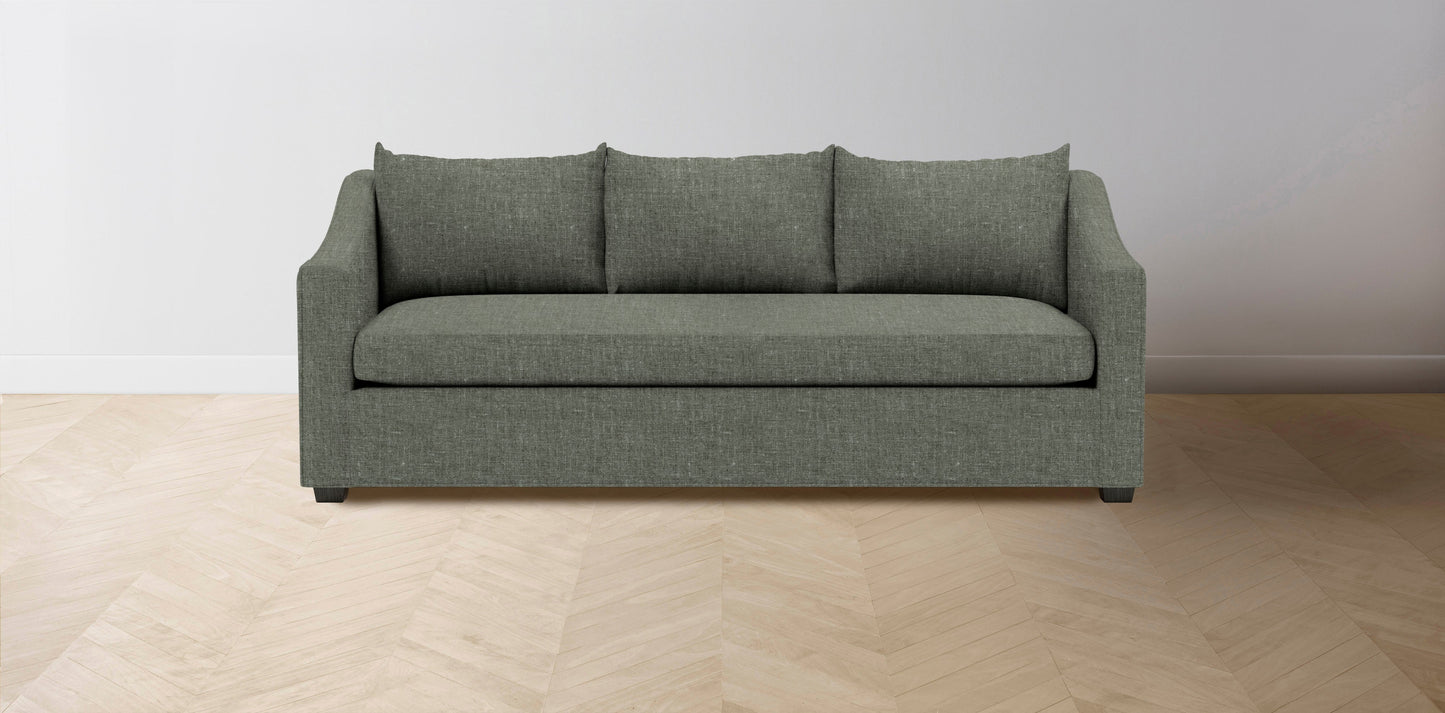 The Sullivan  - Belgian Linen Thyme Sofa