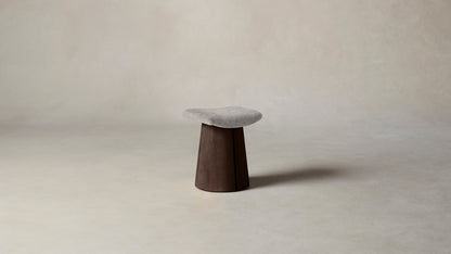 The Weston  - Belgian Linen Agate Stool